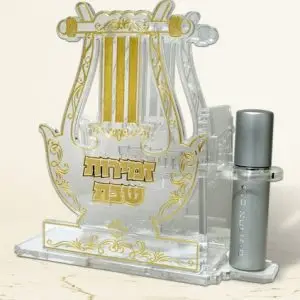 מעמד לזמירות אקריליק זהב