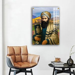 1473 - תמונה מעוצבת של הבן איש חי עם מסגרת