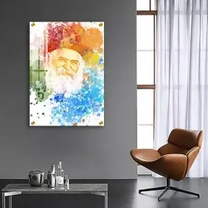 1773 - ציור פופ ארט של הרב יורם אברג'ל להדפסה על זכוכית או קנבס