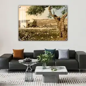 2054 - תמונה של קבר רחל על קנבס או זכוכית מחוסמת