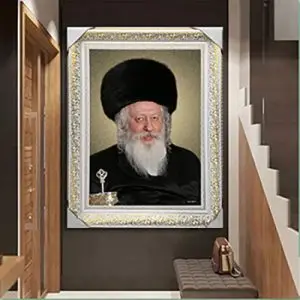 5008 - תמונה של האדמו"ר מגור שליט"א להדפסה על קנבס או זכוכית מחוסמת