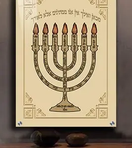 2352- ברכת למנצח מעוצבת